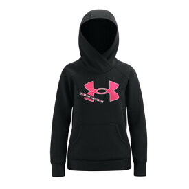 アンダーアーマー（UNDER ARMOUR）（キッズ）ジュニア ライバルフリース ロゴ フーディー 1366046 001