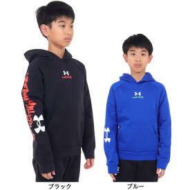 アンダーアーマー（UNDER ARMOUR）（キッズ）ジュニア ライバルフリース グラフィック フーディー 1379797