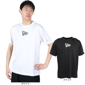 ニューエラ（NEW ERA）（メンズ）半袖Tシャツ メンズ リア バーチカルロゴ ラッシュ Tシャツ 13079340 13079341