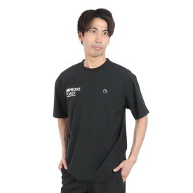 ジローム（GIRAUDM）（メンズ）絶耐撥水 UV WOVEN 半袖Tシャツ CT4S0074-TR863-GRSD