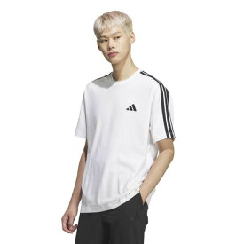 アディダス（adidas）（メンズ）エッセンシャルズ プラス ルーズフィット スリーストライプス シングルジャージー半袖Tシャツ U4243-KF3739