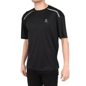 ジローム（GIRAUDM）（メンズ）ドライプラス グリッドメッシュ半袖Tシャツ CT4S0091-TR863-GRGC