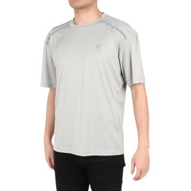 ジローム（GIRAUDM）（メンズ）ドライプラス グリッドメッシュ半袖Tシャツ CT4S0091-TR863-GRGC