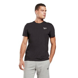 リーボック（REEBOK）（メンズ）Tシャツ メンズ 半袖アイデンティティ JIX93-GJ0639 ブラック