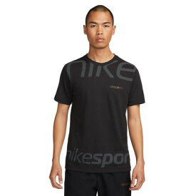 ナイキ（NIKE）（メンズ）Tシャツ 半袖 ドライフィット トレーニング Tシャツ FJ5271-010 ドライフィット 黒 サラリ 快適
