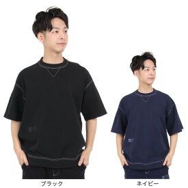 ニューバランス（new balance）（メンズ）半袖Tシャツ メンズ 黒 1000 オーバーサイズフィット AMT35028