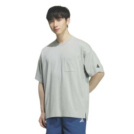 アディダス（adidas）（メンズ）ルーズフィット ヘビーシングルジャージー 半袖ポケットTシャツ KQD20-KF1332