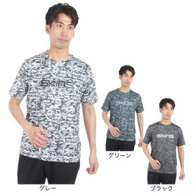 スキンズ（SKINS）（メンズ）アクティブウェア プリント Tシャツ 184-21340