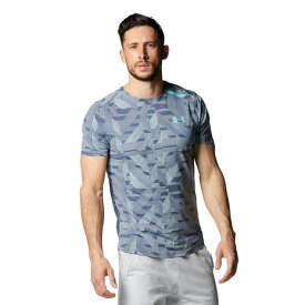 アンダーアーマー（UNDER ARMOUR）（メンズ）半袖Tシャツ メンズ 冷感 吸汗速乾 ISO-CHILL PRINTED 1378354 044