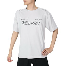 ジローム（GIRAUDM）（メンズ）ドライプラスクール シャインブロック メッシュ 半袖Tシャツ CT4S0025-TR863-GRES