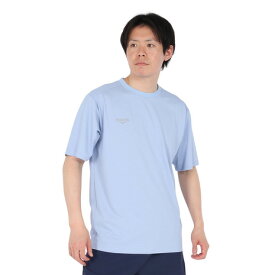 デュアリグ（DUARIG）（メンズ）ドライプラスクール シャインブロック UV HEXAGON 半袖Tシャツ 5S0025-TRCT-863GC BLU