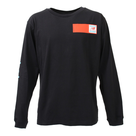 tシャツ 長袖 メンズ カットソー ニューバランス（new balance） Tシャツ メンズ 長袖 DISH//着用モデル Essentials Field Day AMT11549BK （メンズ）