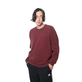 【20%OFFクーポン対象！9/15まで】アディダス（adidas）（メンズ、レディース）スリーストライプス WASH ロングスリーブTシャツ ヘビーウェイト ルーズフィットKUE34