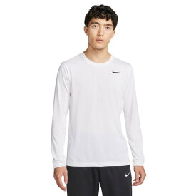 ナイキ（NIKE）（メンズ）長袖Tシャツ メンズ 白ドライフィット レジェンド フィットネス DX0994-100