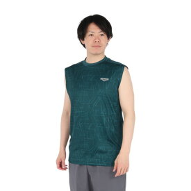 デュアリグ（DUARIG）（メンズ）ドライプラスクール シャインブロック メッシュ ノースリーブTシャツ 5S0012-TRCT-863HD DGRN