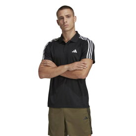 アディダス（adidas）（メンズ）トレイン エッセンシャルズ ピケ スリーストライプス トレーニング ポロシャツ BXH46-IB8107