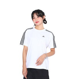 アディダス（adidas）（レディース）エッセンシャルズ プラス スリーストライプス 半袖Tシャツ KVF79