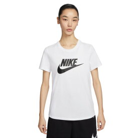 ナイキ（NIKE）（レディース）半袖Tシャツ 白 レディース NSW エッセンシャル ICN FTRA DX7907-100