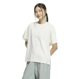 アディダス（adidas）（レディース）エッセンシャルズ プラス スリーストライプス ルーズフィット半袖Tシャツ IE637-KF8256