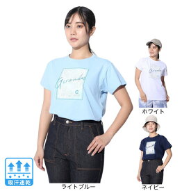 ジローム（GIRAUDM）（レディース）ドライプラス JERSEY プリント Tシャツ CT4S0051-TR864-GRCD