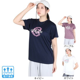 ジローム（GIRAUDM）（レディース）ドライプラス プリント メッシュ 半袖Tシャツ CT4S0096-TR864-GRCD