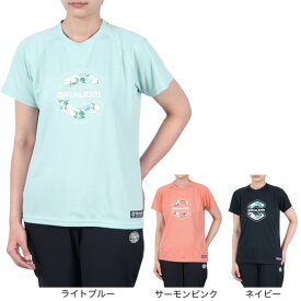 ジローム（GIRAUDM）（レディース）ドライプラス プリント 半袖Tシャツ CT5S0027-TR864-GRCD