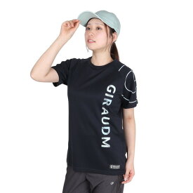 ジローム（GIRAUDM）（レディース）ドライプラス プリント メッシュ 半袖Tシャツ CT5S0031-TR864-GRCD