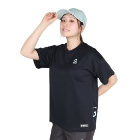 ジローム（GIRAUDM）（レディース）ドライプラス プリント メッシュ 半袖Tシャツ CT5S0033-TR864-GRCD