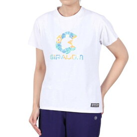 ジローム（GIRAUDM）（レディース）ドライプラス ジャージー プリント 半袖Tシャツ CT5S0036-TR864-GRCD