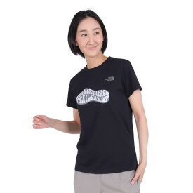 ノースフェイス（THE NORTH FACE）（レディース）ショートスリーブ フットスタンプ Tシャツ NTW32485 K