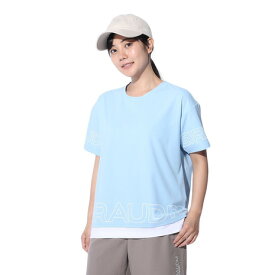 ジローム（GIRAUDM）（レディース）ドライプラス ジャージ プリント Tシャツ CT4S0053-TR864-GRCD