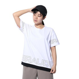 ジローム（GIRAUDM）（レディース）ドライプラス ジャージ プリント Tシャツ CT4S0053-TR864-GRCD