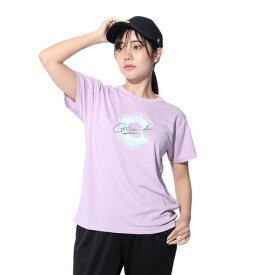 ジローム（GIRAUDM）（レディース）ドライプラス プリントメッシュ Tシャツ CT4S0055-TR864-GRCD