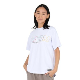 ジローム（GIRAUDM）（レディース）ドライプラス プリント 半袖Tシャツ MST09E CT5S0026-TR864-GRES WHT