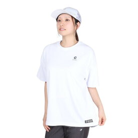 ジローム（GIRAUDM）（レディース）ドライプラス プリント半袖Tシャツ MST45E CT5S0034-TR864-GRES WHT