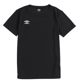 アンブロ（UMBRO）（レディース）半袖Tシャツレディース ワンポイント ドライ UMWTJA56 BLK