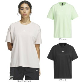 【20%OFFクーポン対象！6/11まで】アディダス（adidas）（レディース）Tシャツ 半袖 シーズナル スポーツウェア ルーズフィット ピケ テロ Tシャツ 吸湿 JSY12