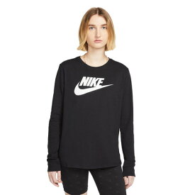 ナイキ（NIKE）（レディース）エッセンシャル ロングスリーブ ロゴ Tシャツ FJ0442-010