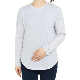 プーマ（PUMA）（レディース）長袖Tシャツ レディース ヨガ スタジオ 523536 68 LVD