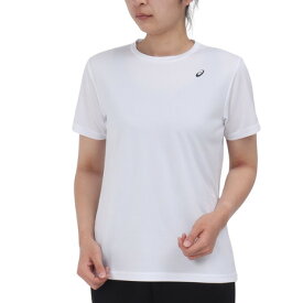 アシックス（ASICS）（レディース）ドライワンポイント半袖シャツ 2032C786.100