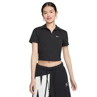 ナイキ（NIKE）（レディース）スポーツウェア エッセンシャル ショートスリーブ ポロ トップ DV7885-010