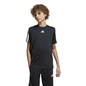 アディダス（adidas）（キッズ）キッズ トレイン エッセンシャルズ スリーストライプス 半袖Tシャツ KQH02-JJ1032