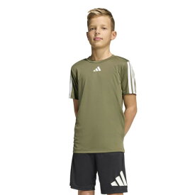 アディダス（adidas）（キッズ）キッズ トレイン エッセンシャルズ スリーストライプス 半袖Tシャツ KQH02-KB6816