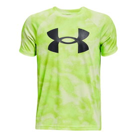 アンダーアーマー（UNDER ARMOUR）（キッズ）半袖Tシャツ ジュニア PRINTED 1363278 370