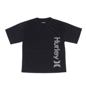 ハーレー（HURLEY）（キッズ）ボーイズ トライバル ロゴ 半袖Tシャツ BUT2431011-BLK