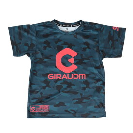 ジローム（GIRAUDM）（キッズ）ドライ 吸汗速乾 UVカット ジュニア 半袖メッシュTシャツ 865GM1CD6683 BLK