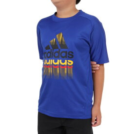 アディダス（adidas）（キッズ）Tシャツ 半袖 キッズ ジュニア ニット ドライ AEROREADY BVF63-IA9324