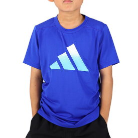 アディダス（adidas）（キッズ）ジュニア トレイン アイコン AEROREADY ロゴ半袖Tシャツ EBP00-IC5409