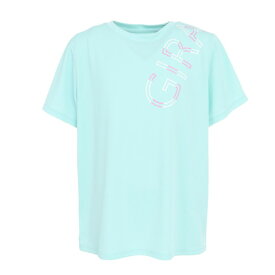 ジローム（GIRAUDM）（キッズ）半袖Tシャツ キッズ ドライプラス プリントメッシュ CT3S0069-TR865-GRES MINT