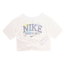 ナイキ（NIKE）（キッズ）半袖Tシャツ キッズ JUST DIY IT KNOT TOP ※要サイズ確認 26K811-001